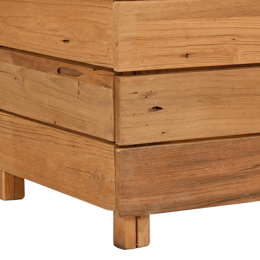 Hochbeet Teak Altholz Und Stahl
