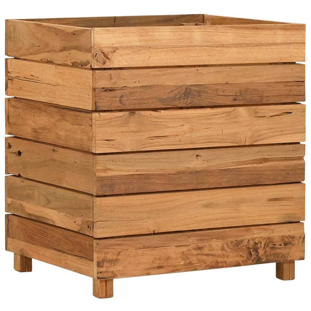 Hochbeet Teak Altholz Und Stahl