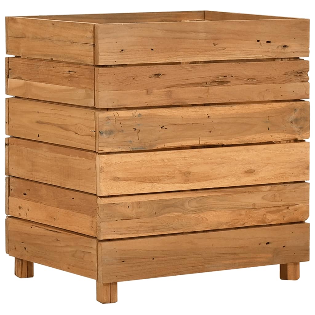 Hochbeet Teak Altholz Und Stahl