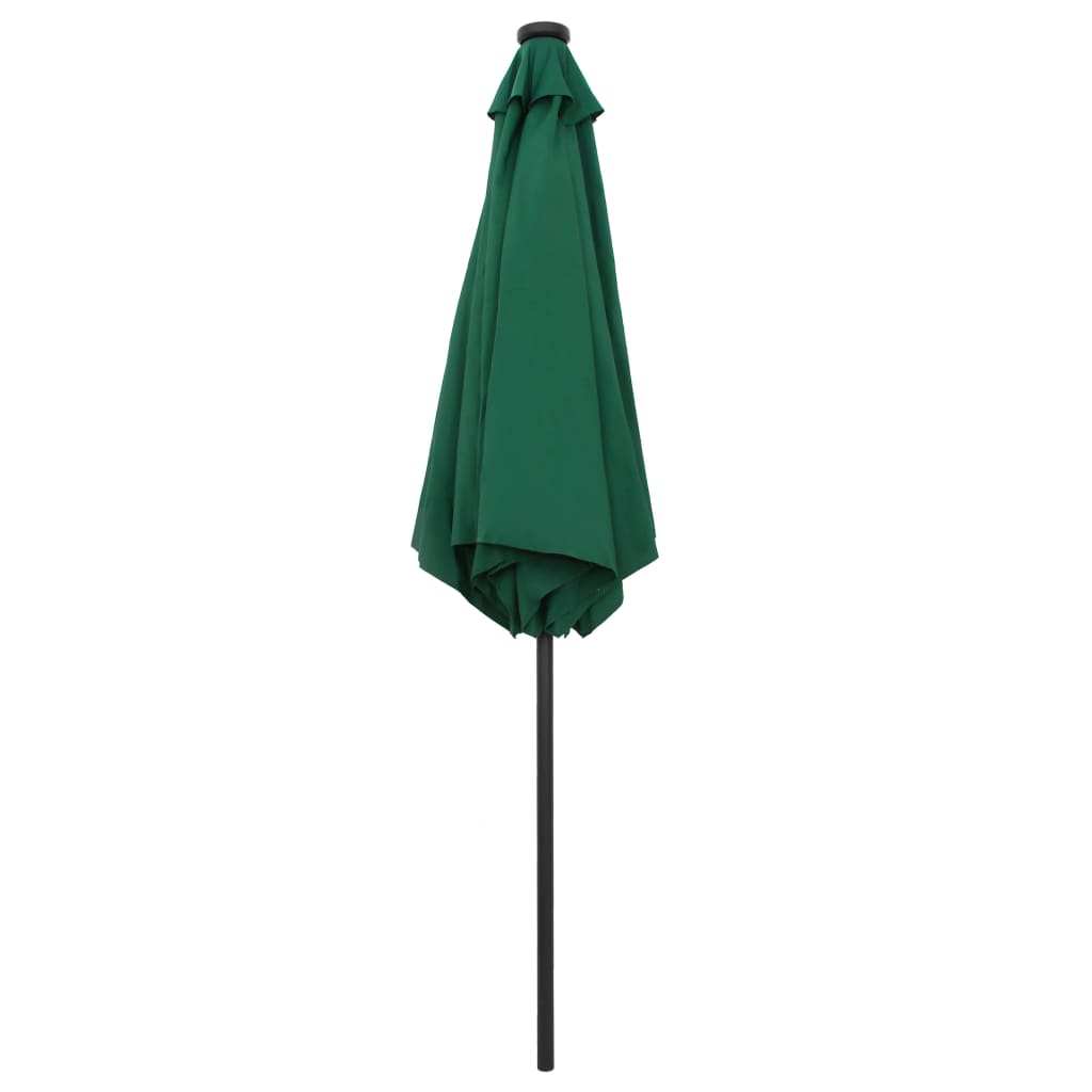 Sonnenschirm Mit Led-Beleuchtung Und Alu-Mast 270 Cm