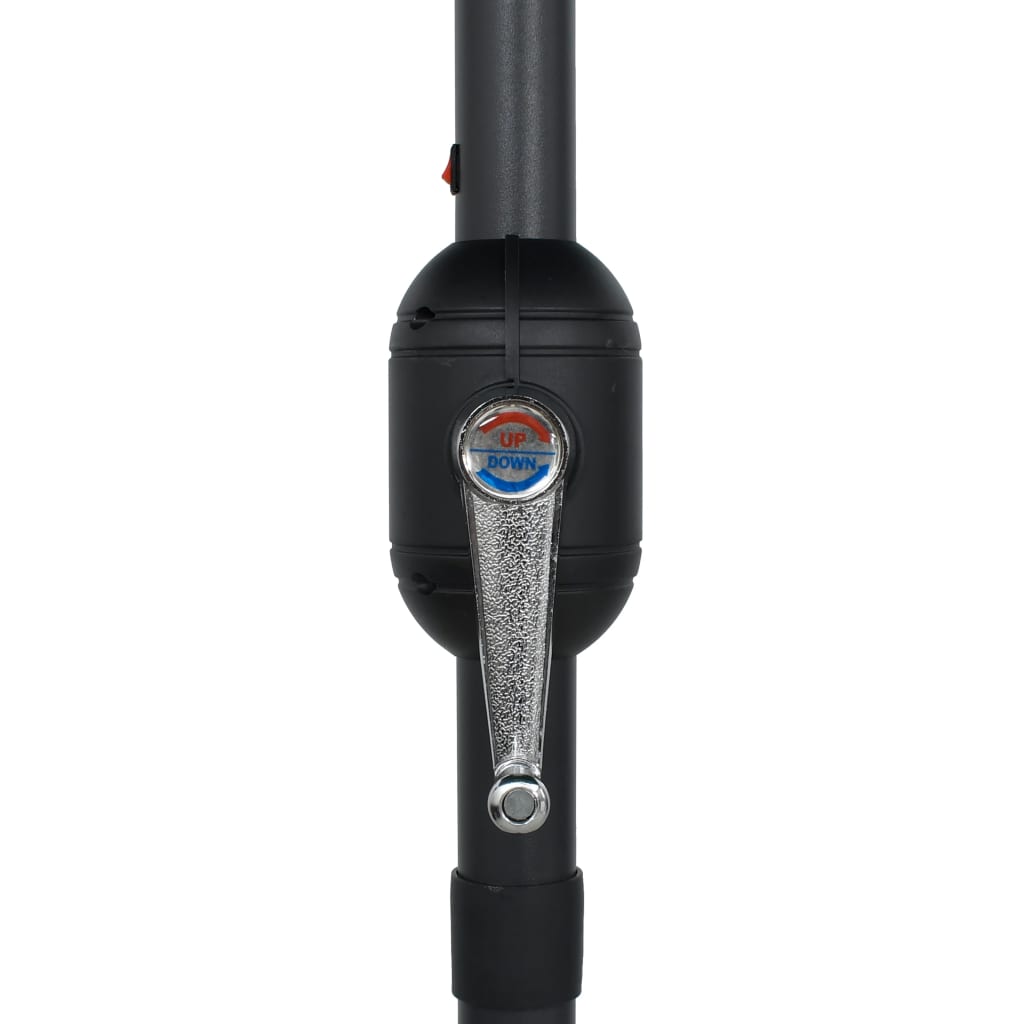Sonnenschirm Mit Led-Beleuchtung Und Alu-Mast 270 Cm