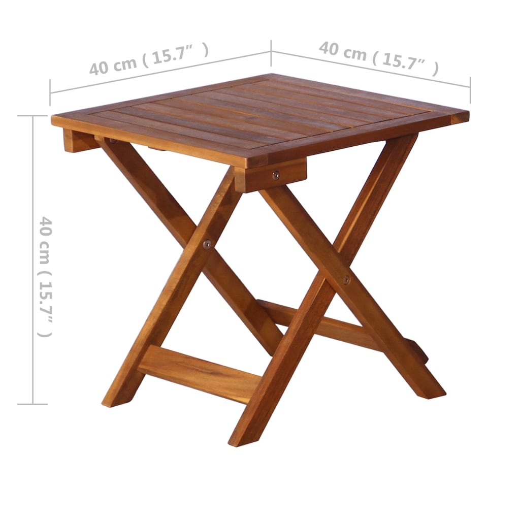 Sonnenliege Mit Tisch Massivholz Akazie Braun