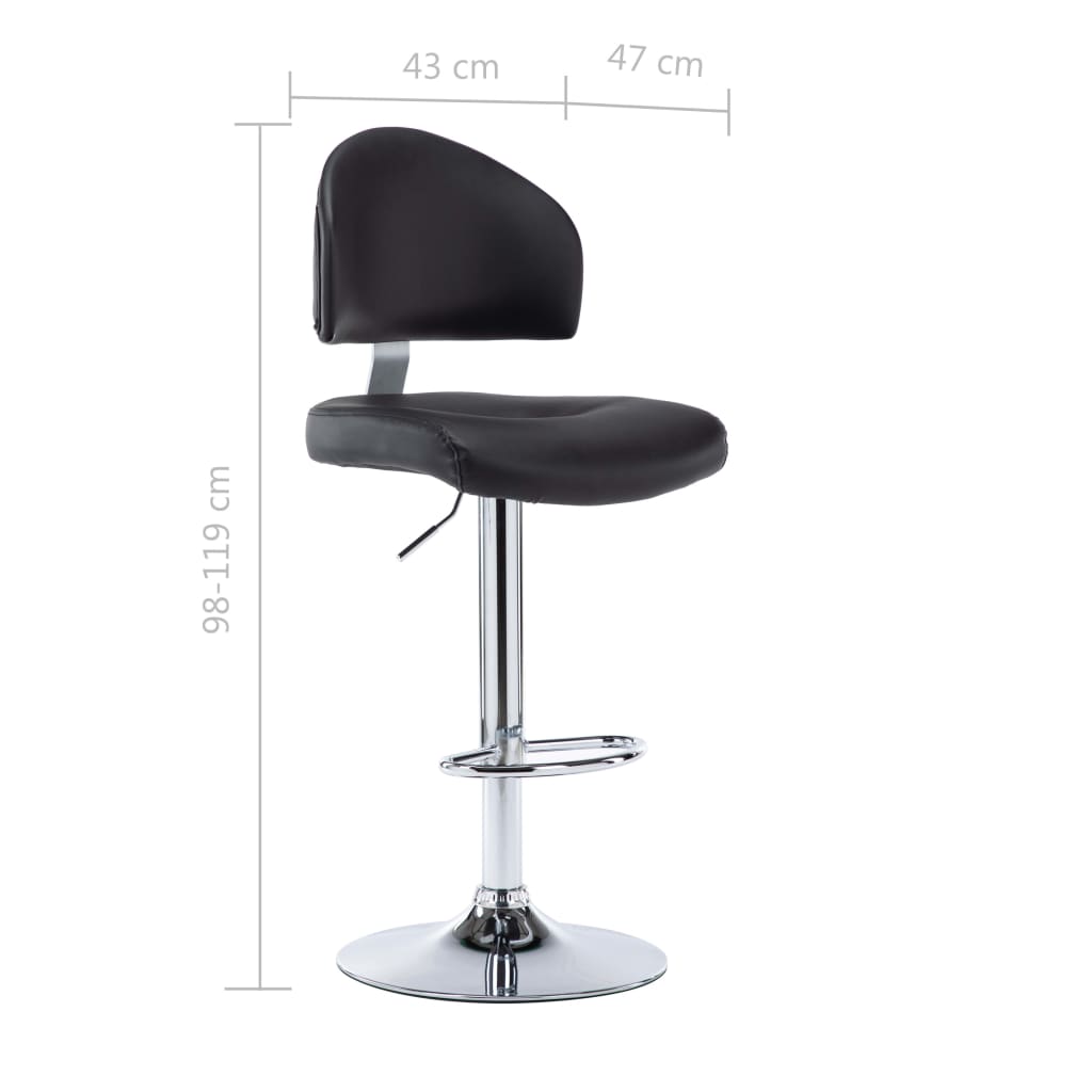 Barhocker 2 Stk. Kunstleder