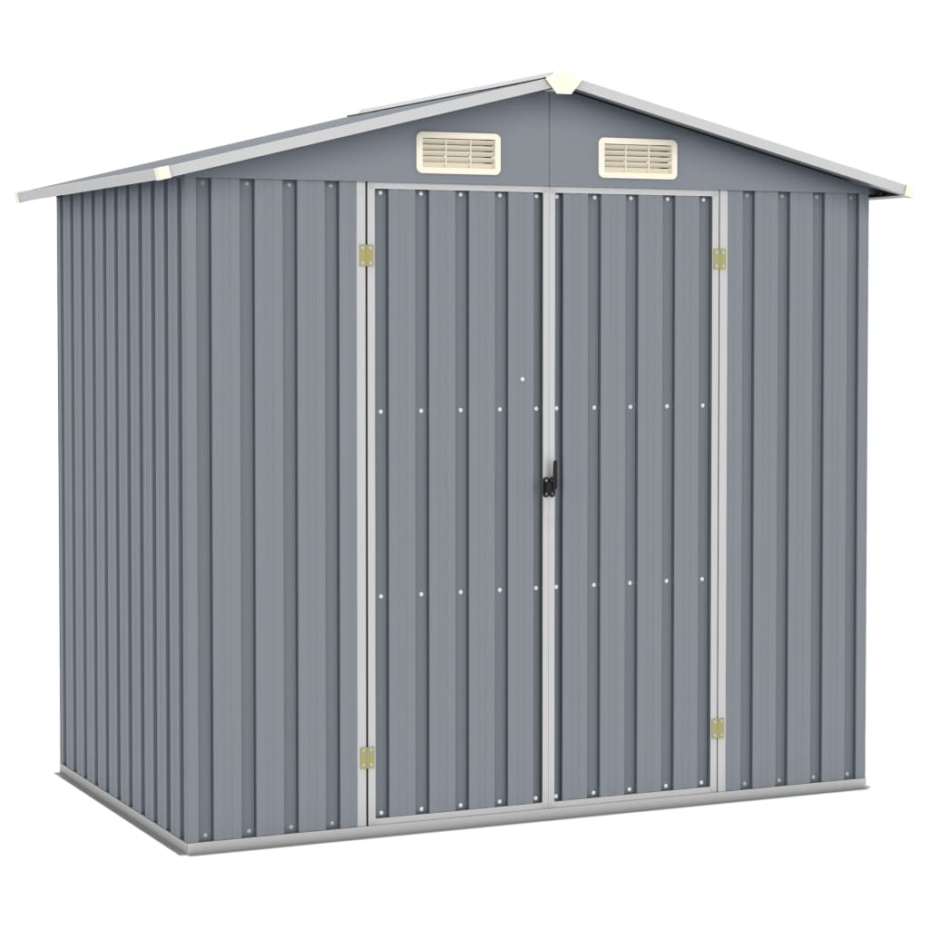 Gerätehaus 205X129X183 Cm Verzinkter Stahl
