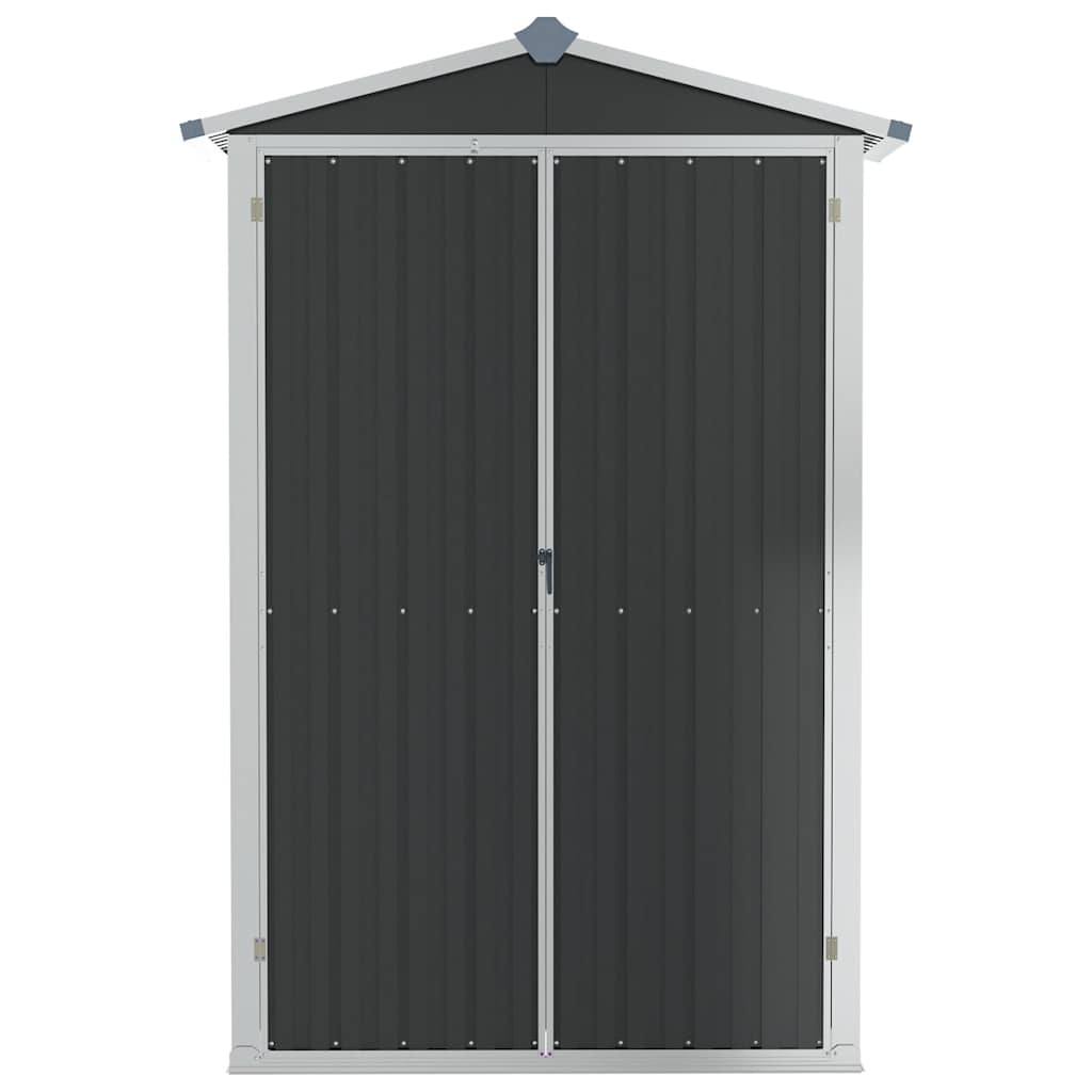 Gerätehaus 116X45X175 Cm Verzinkter Stahl