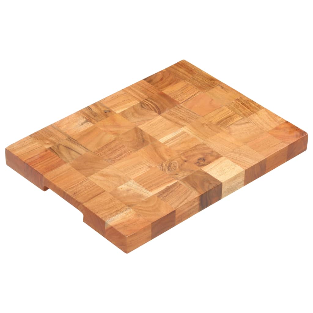 Hackblock 50×30×3,8 Cm Akazie Massivholz