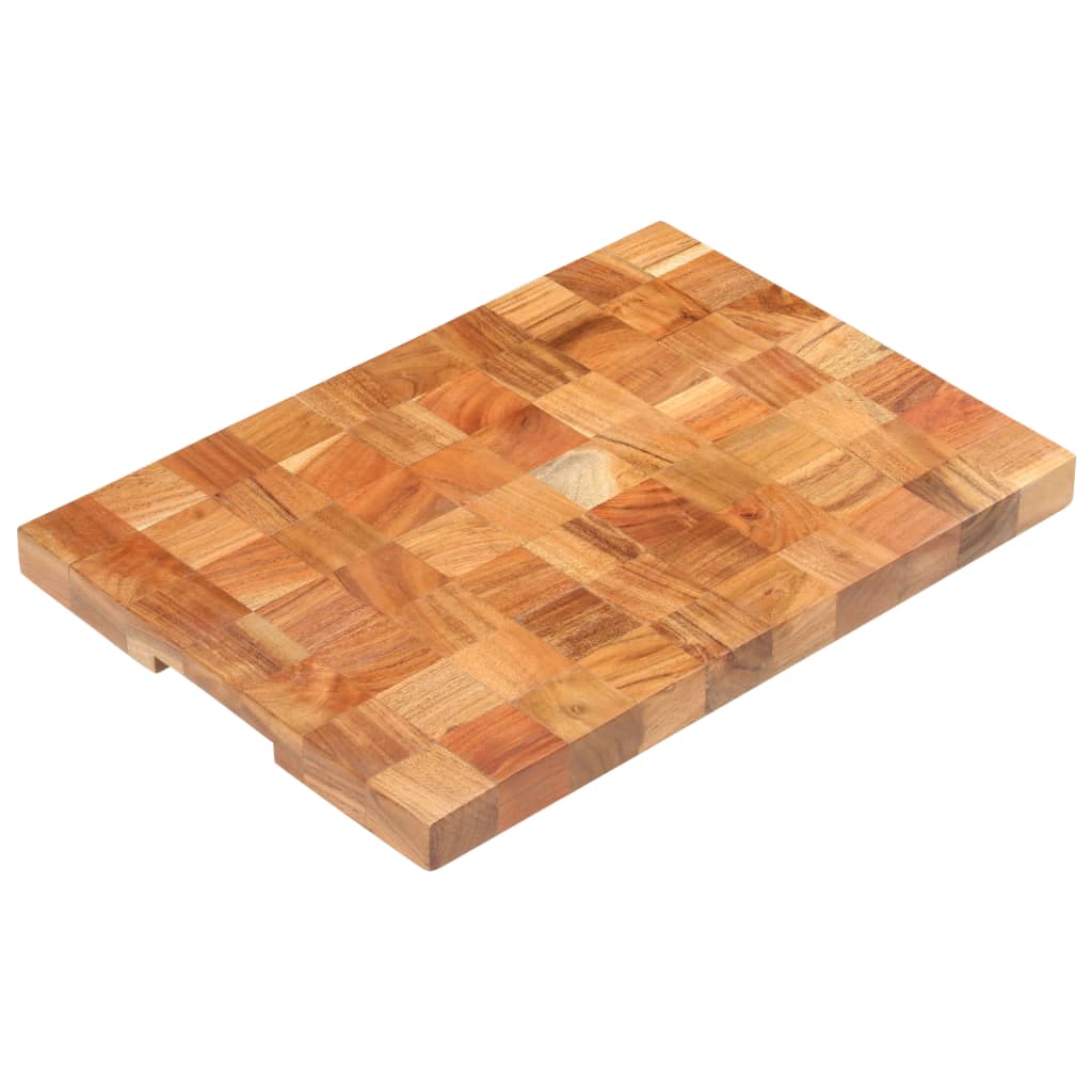 Hackblock 50×30×3,8 Cm Akazie Massivholz