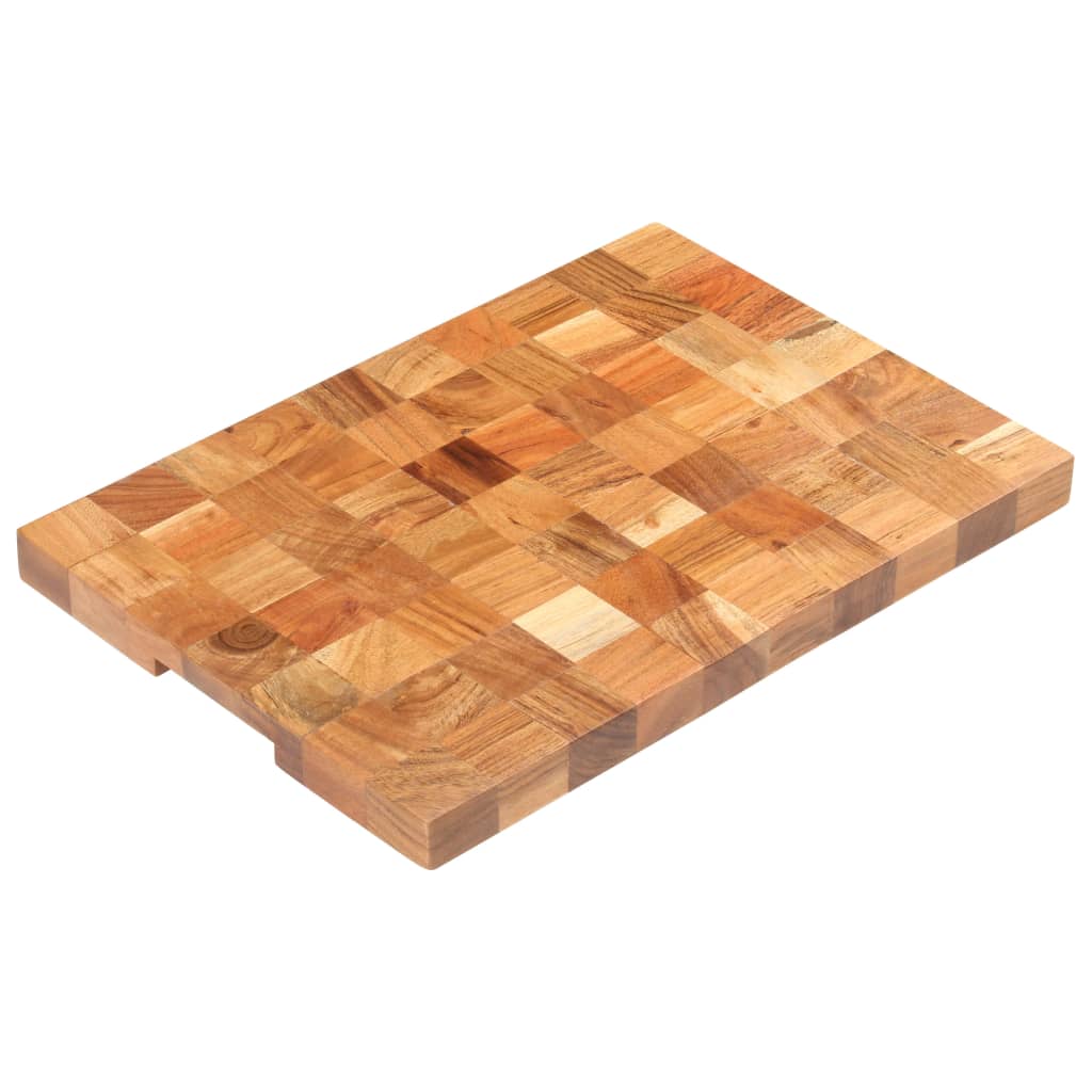 Hackblock 50×30×3,8 Cm Akazie Massivholz