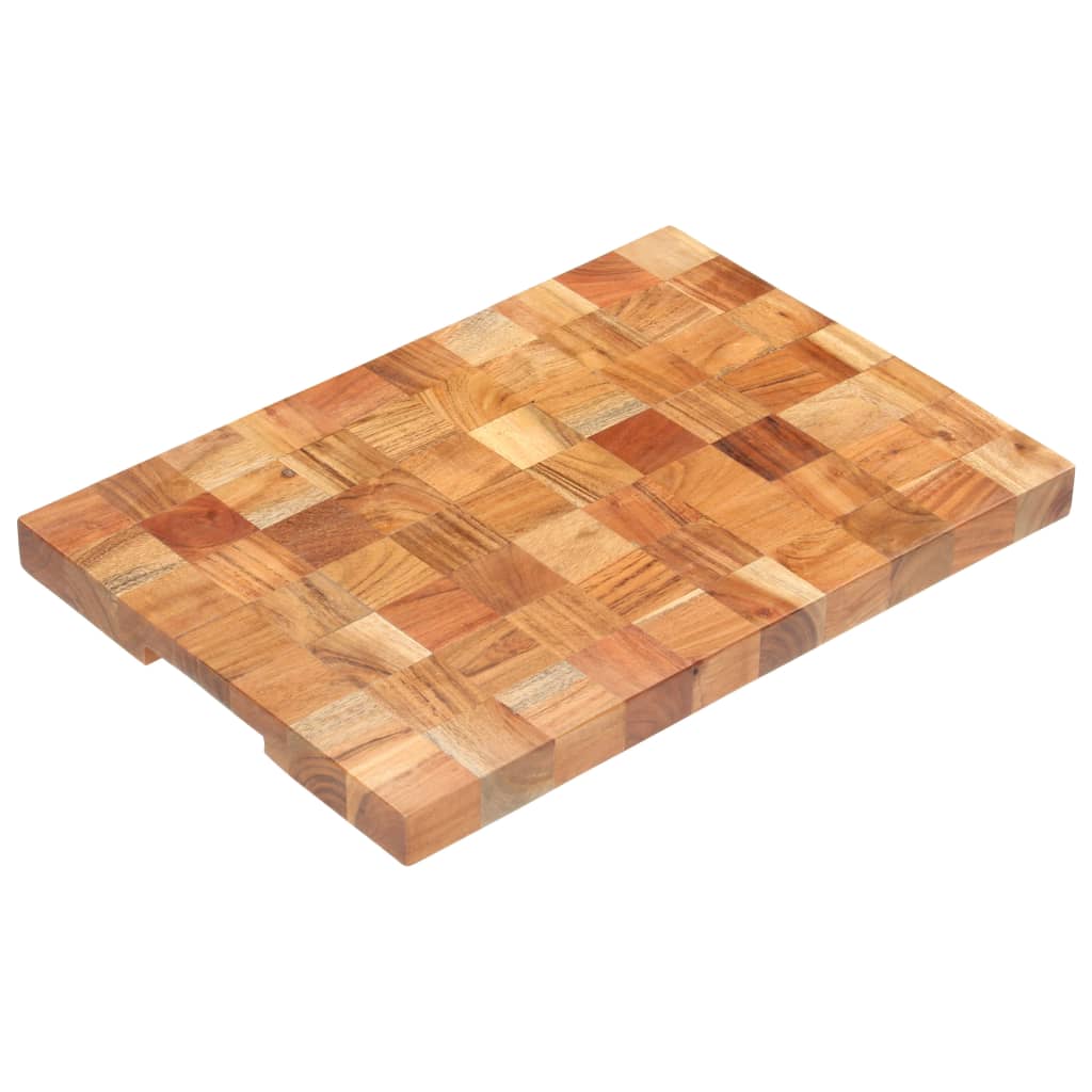 Hackblock 50×30×3,8 Cm Akazie Massivholz