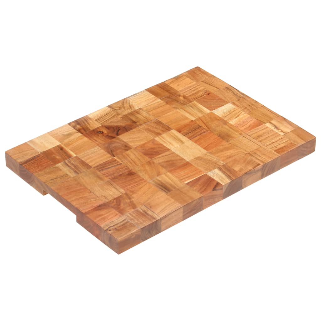 Hackblock 50×30×3,8 Cm Akazie Massivholz