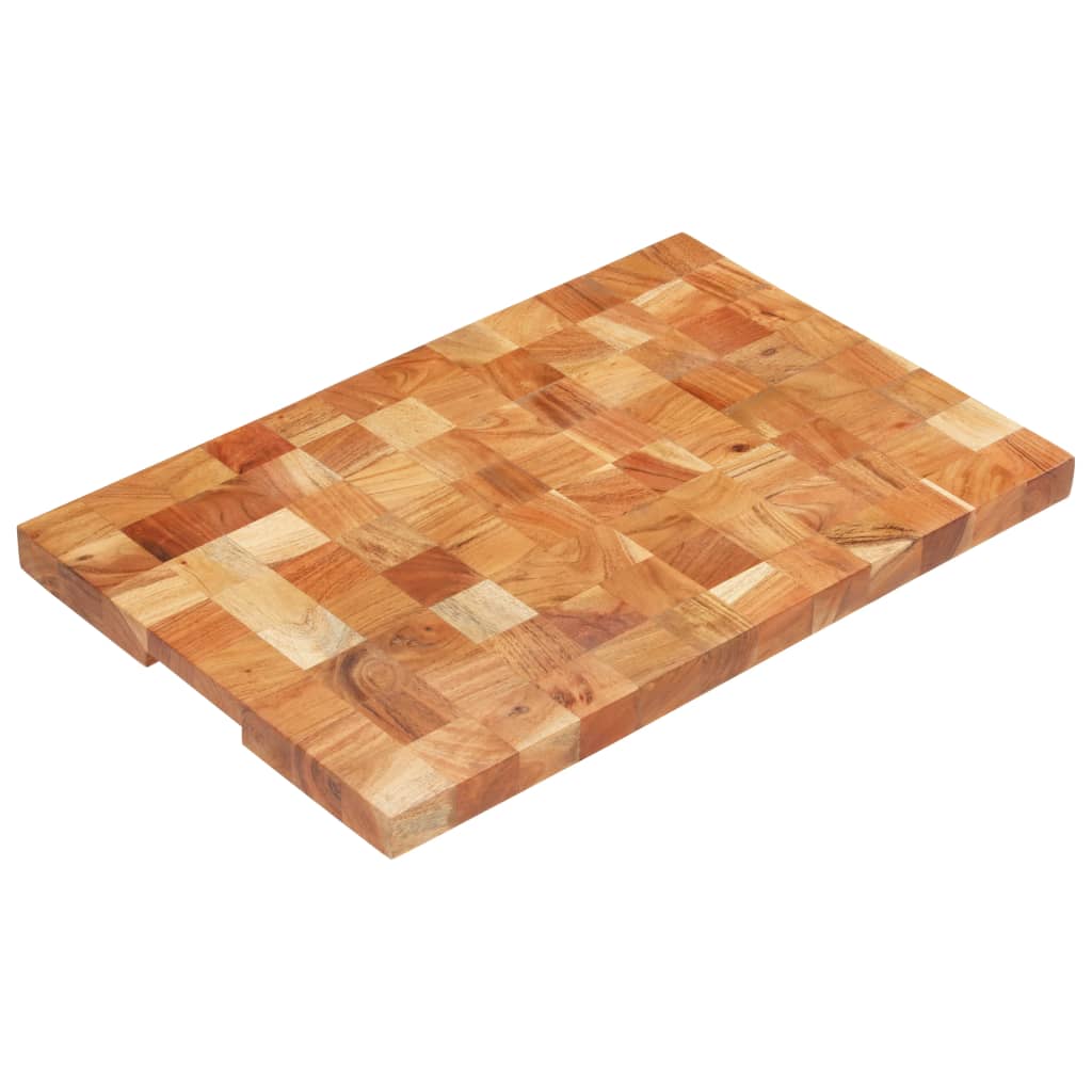 Hackblock 50×30×3,8 Cm Akazie Massivholz