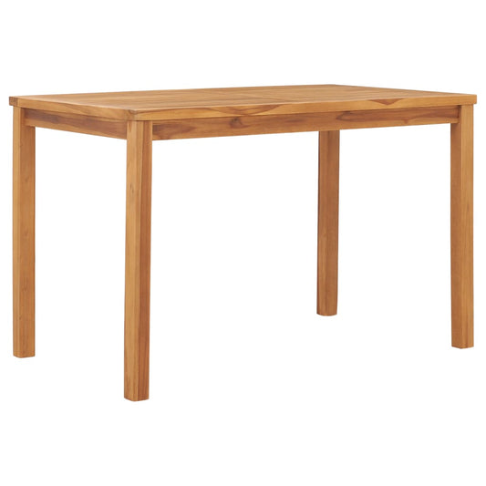 Garten-Esstisch 120X70X77 Cm Massivholz Teak
