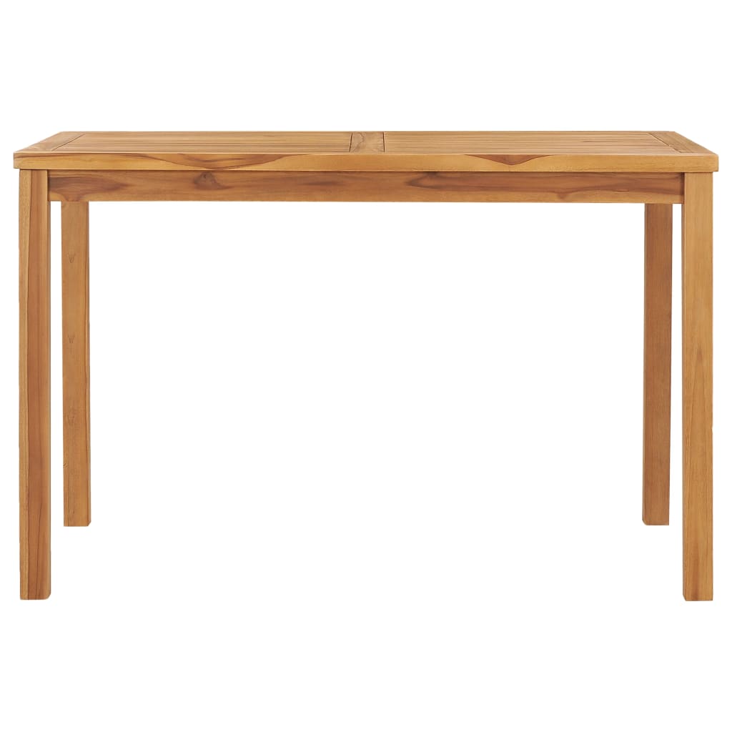Garten-Esstisch 120X70X77 Cm Massivholz Teak