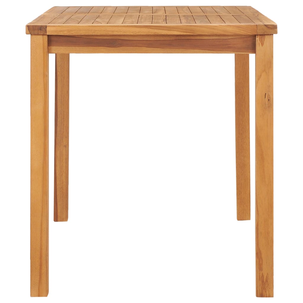 Garten-Esstisch 120X70X77 Cm Massivholz Teak