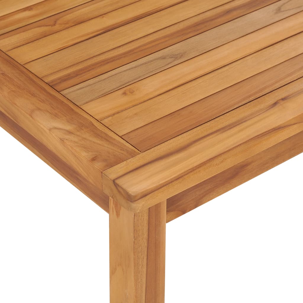 Garten-Esstisch 120X70X77 Cm Massivholz Teak