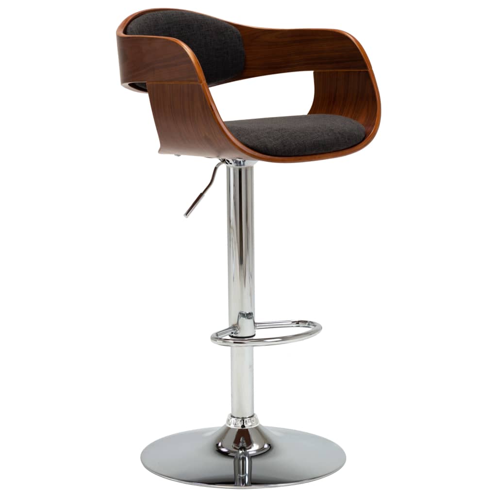 Barhocker 2 Stk. Bugholz Und Stoff
