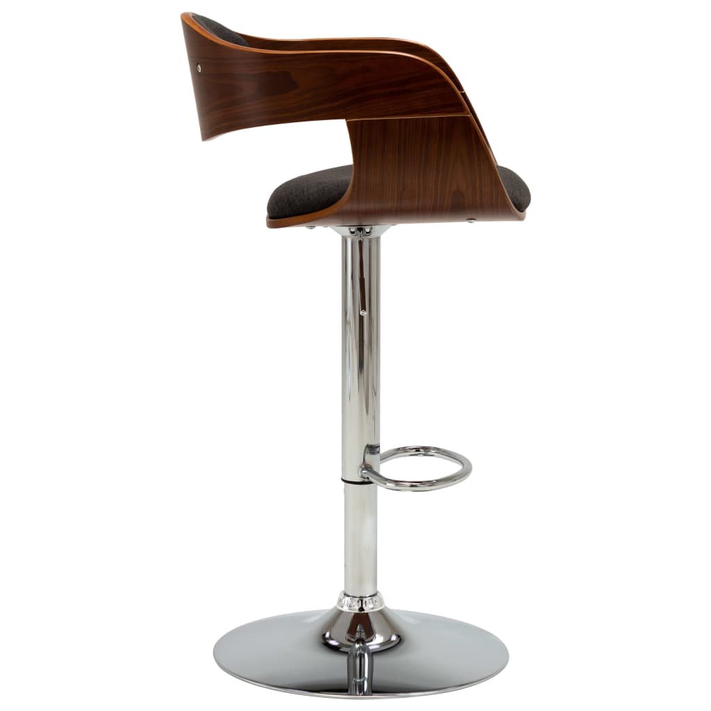 Barhocker 2 Stk. Bugholz Und Stoff