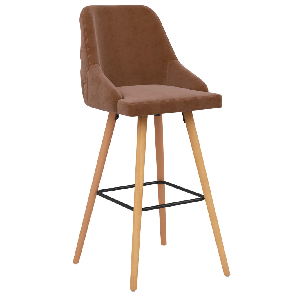Barhocker 2 Stk. Samt