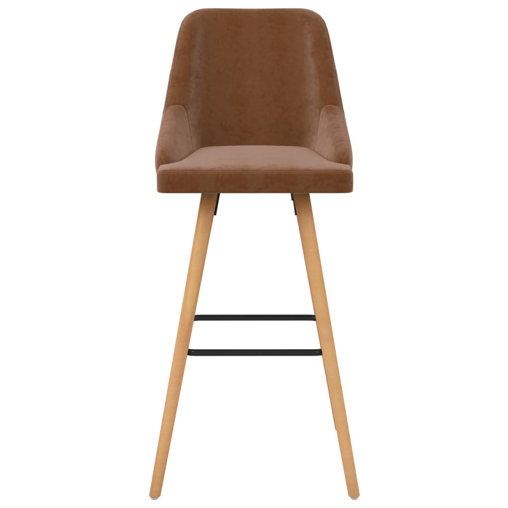 Barhocker 2 Stk. Samt