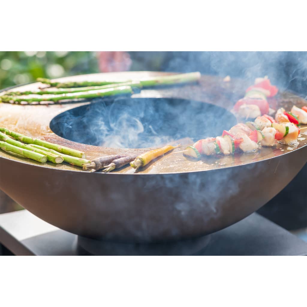 Redfire Feuerschale Mit Grill Onyx 60 Cm Mit Abdeckung Türkis