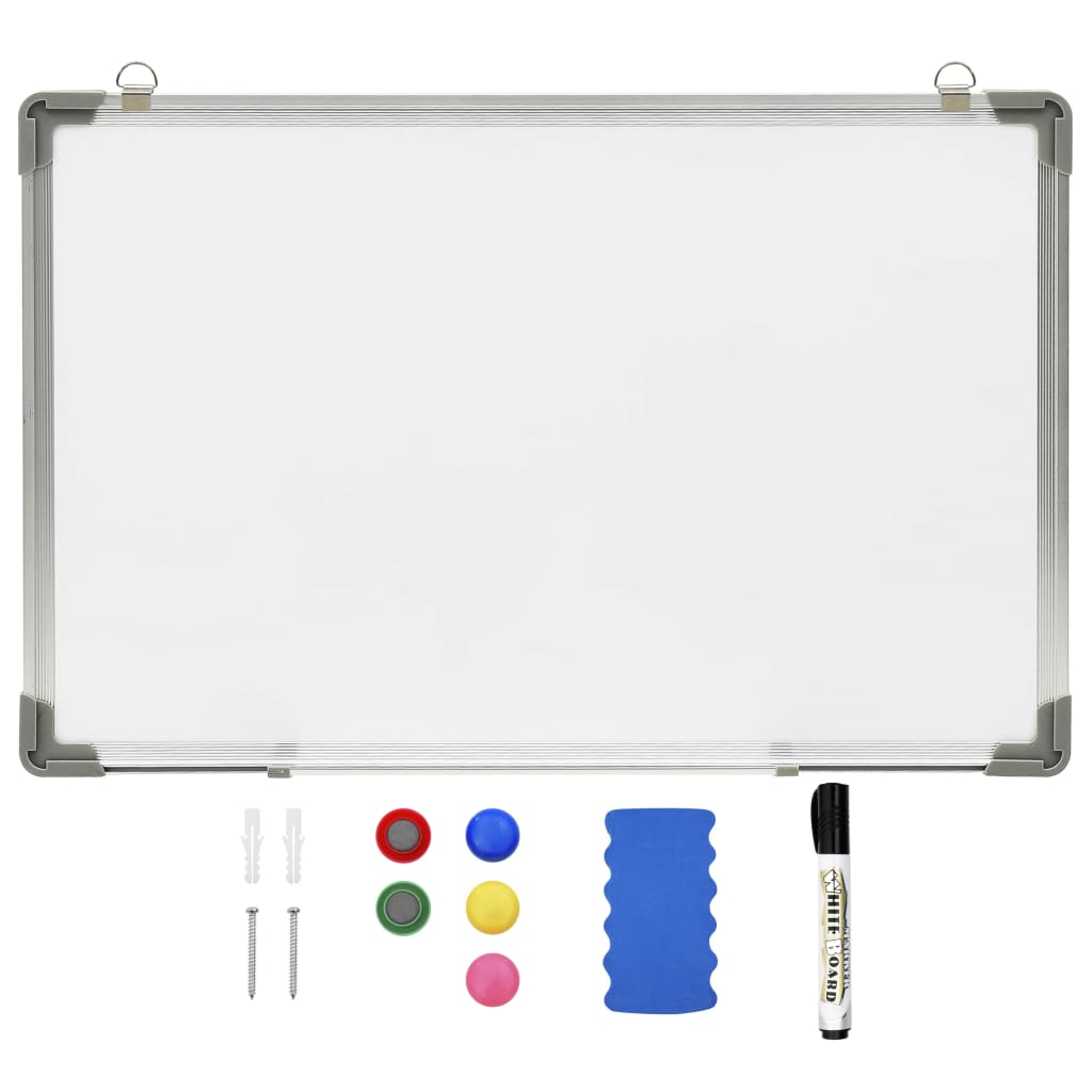 Magnetisches Whiteboard Weiß Stahl