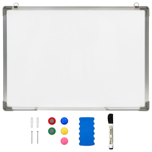 Magnetisches Whiteboard Weiß Stahl
