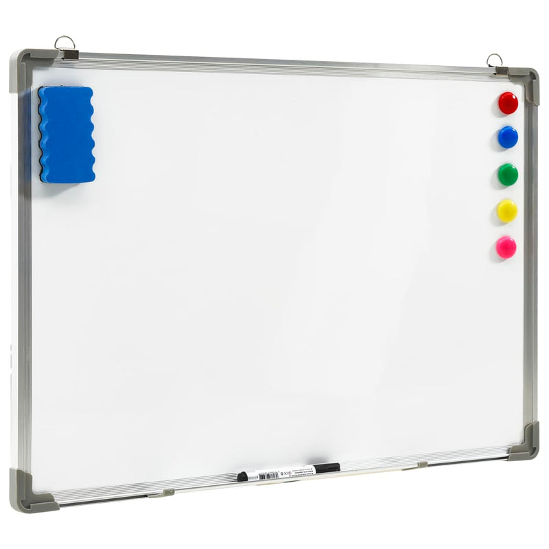 Magnetisches Whiteboard Weiß Stahl
