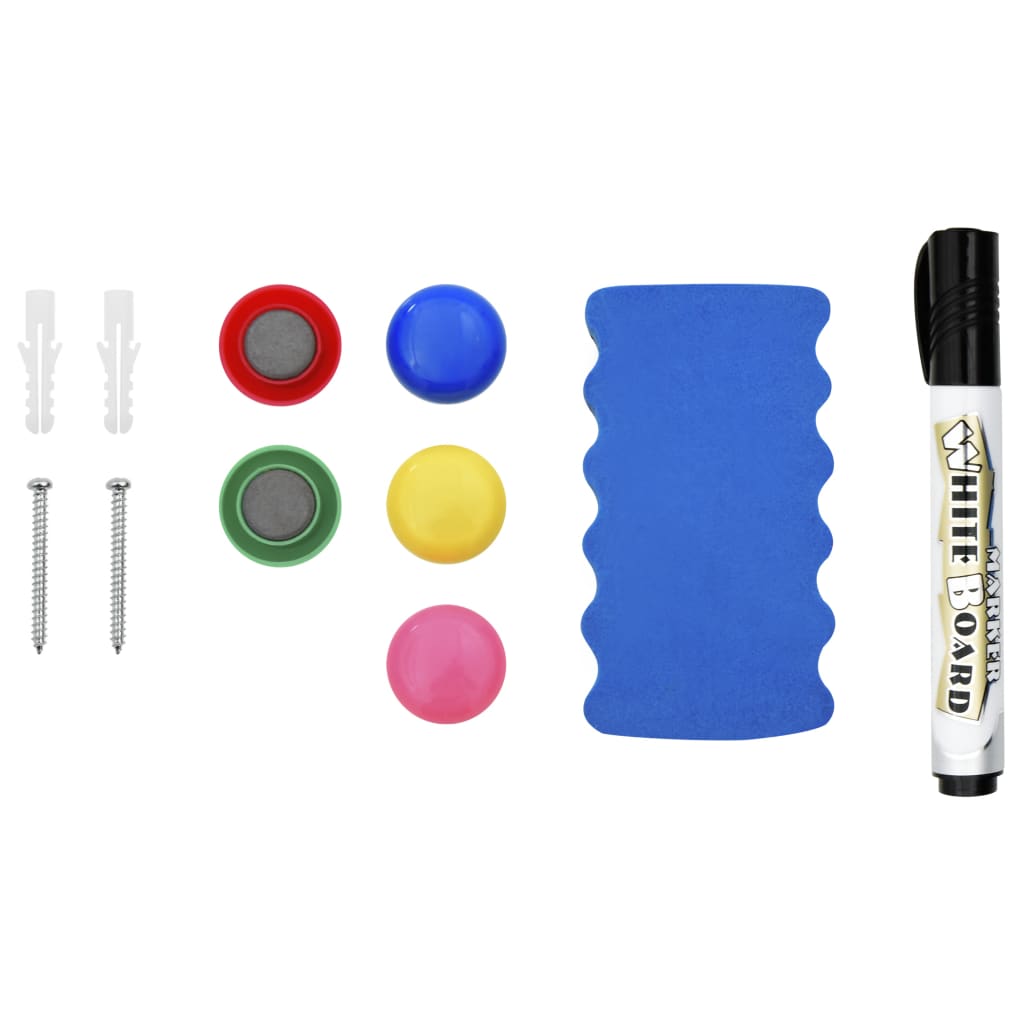 Magnetisches Whiteboard Weiß Stahl