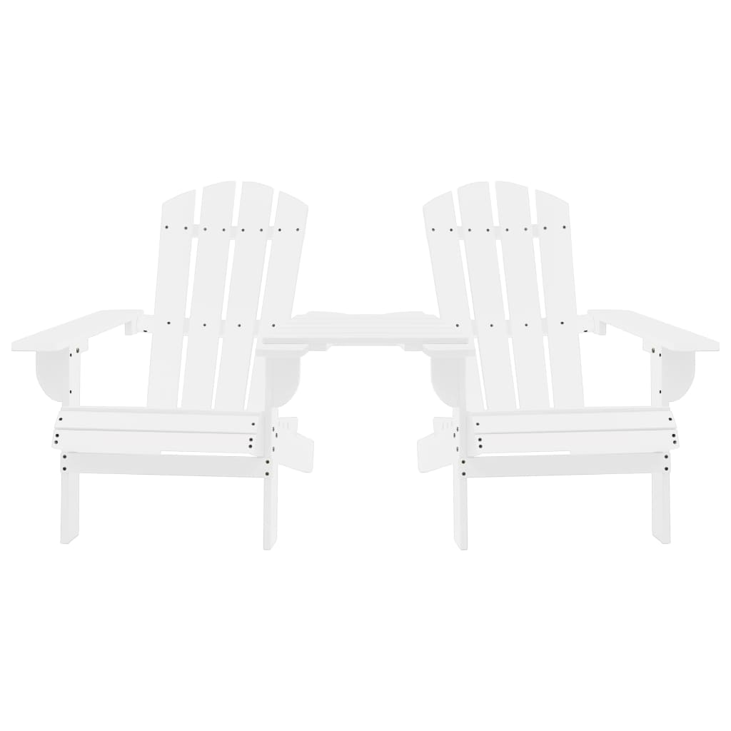 Adirondack-Gartenstühle Mit Tisch Massivholz Tanne