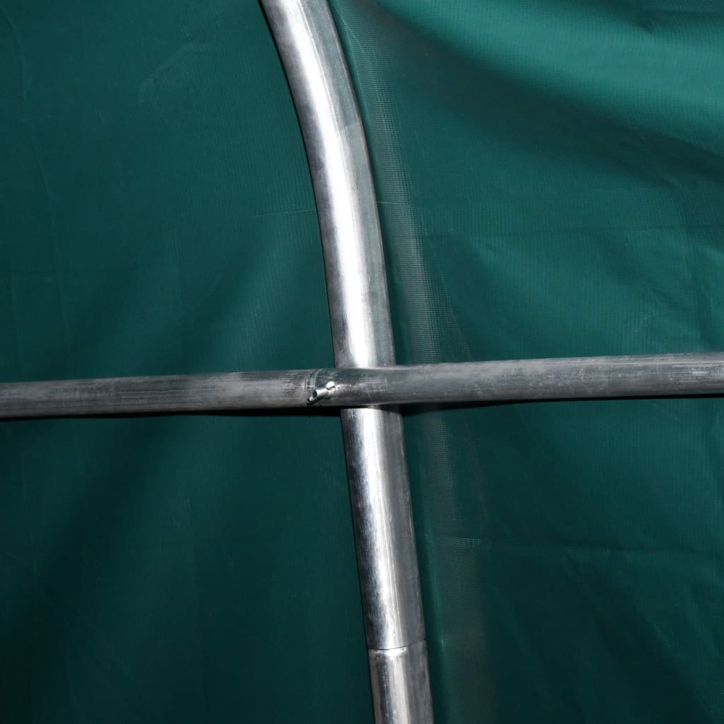 Weidezelt Pvc 550 G/M² 3,3×6,4 M Dunkelgrün