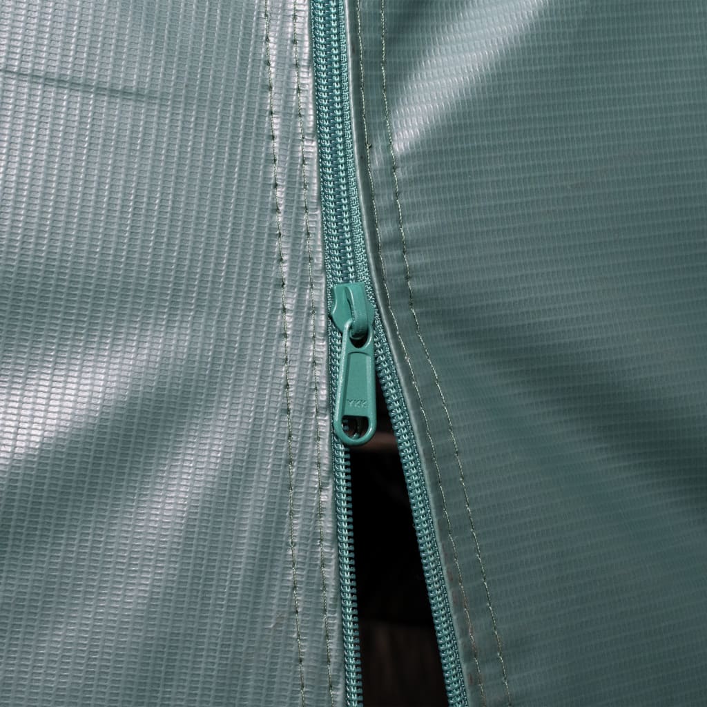Weidezelt Pvc 550 G/M² 3,3×6,4 M Dunkelgrün