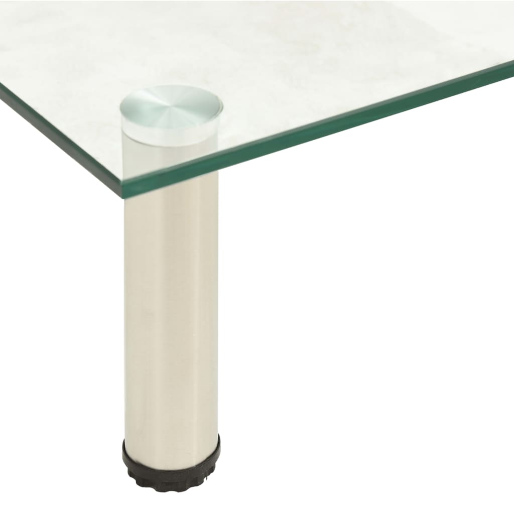 Tv-Tisch 80X35X17 Cm Es Hartglas