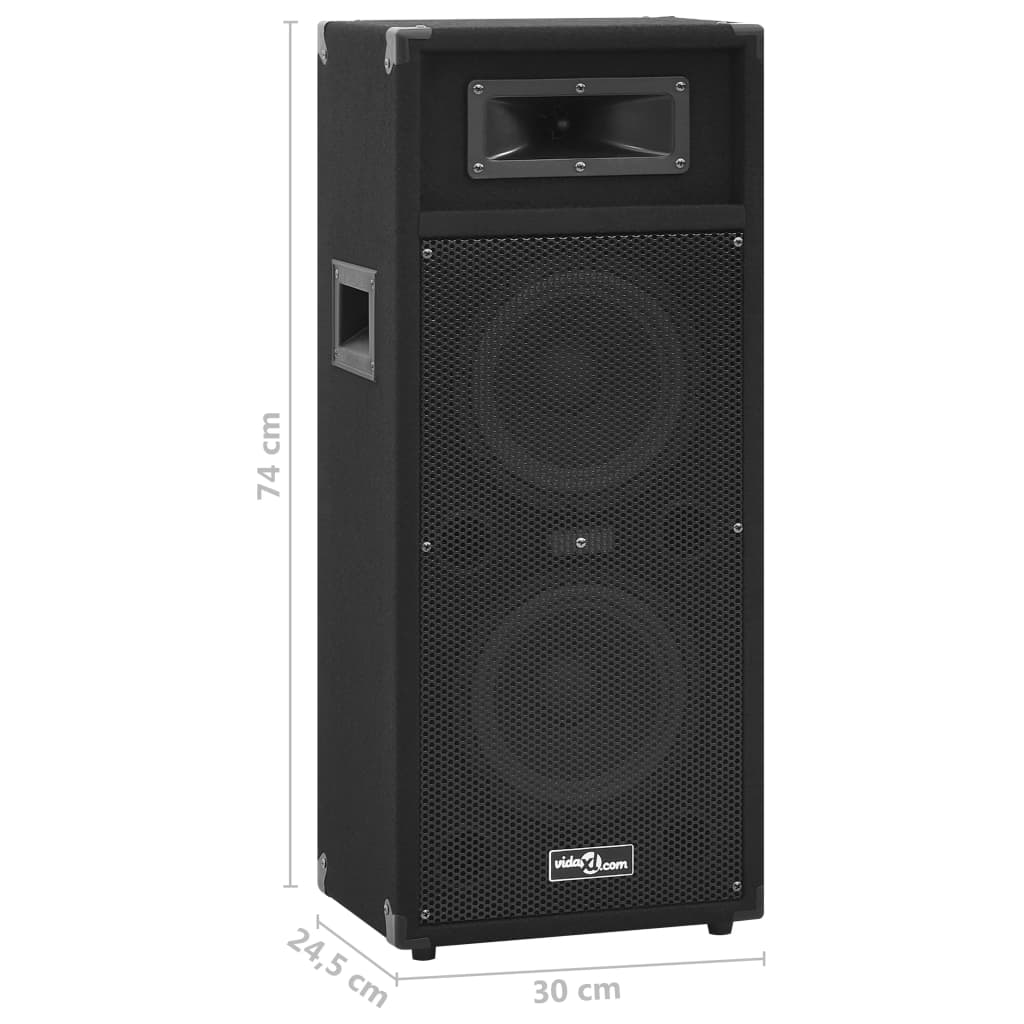 Professionelle Hifi-/Bühnen-Lautsprecher Passiv 2 Stk. 1000 W
