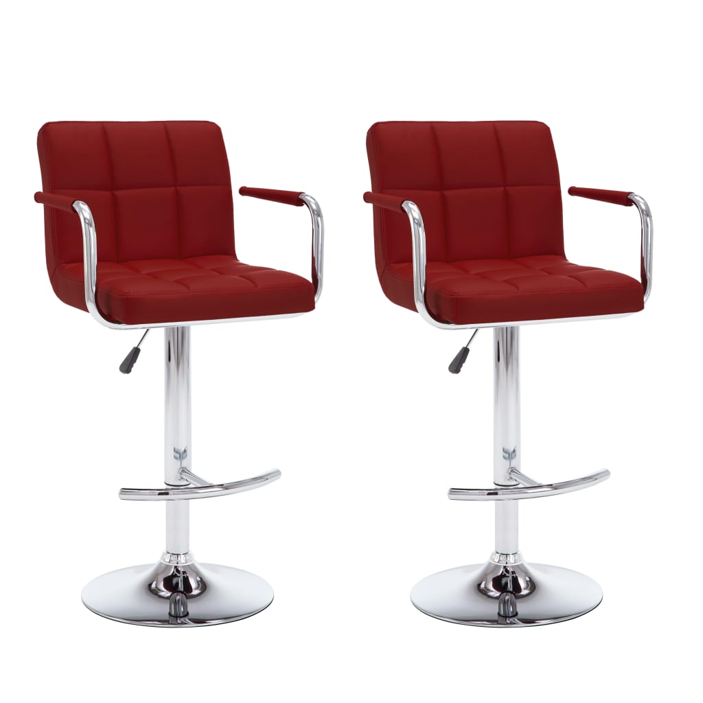 Barhocker 2 Stk. Kunstleder