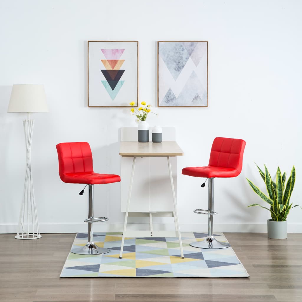Barhocker 2 Stk. Kunstleder