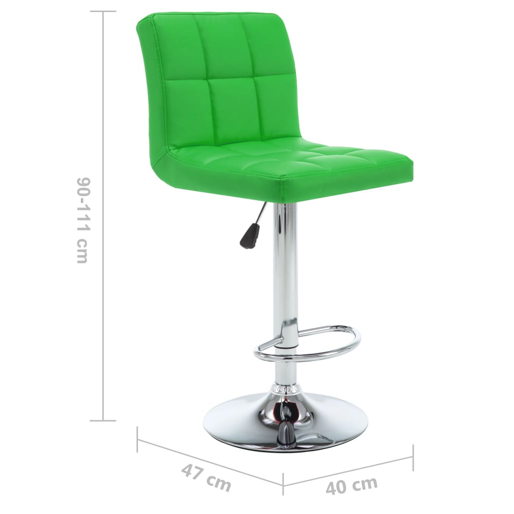 Barhocker 2 Stk. Kunstleder