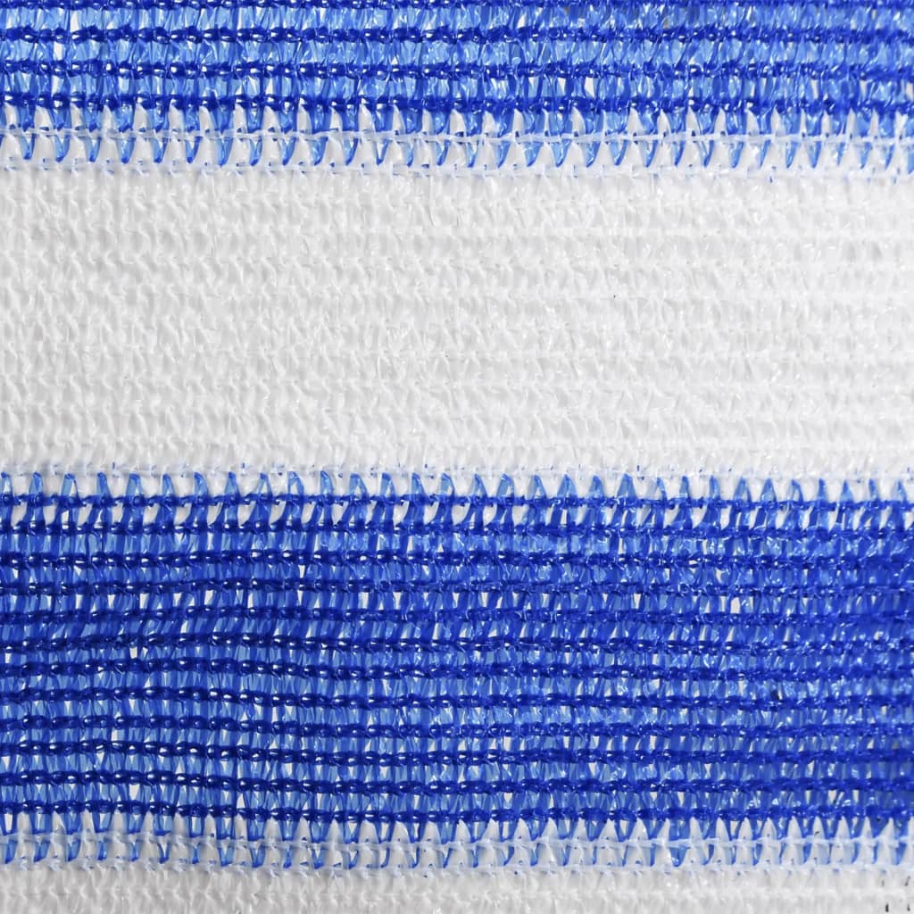 Balkon-Sichtschutz Hdpe Blau Und Weiß
