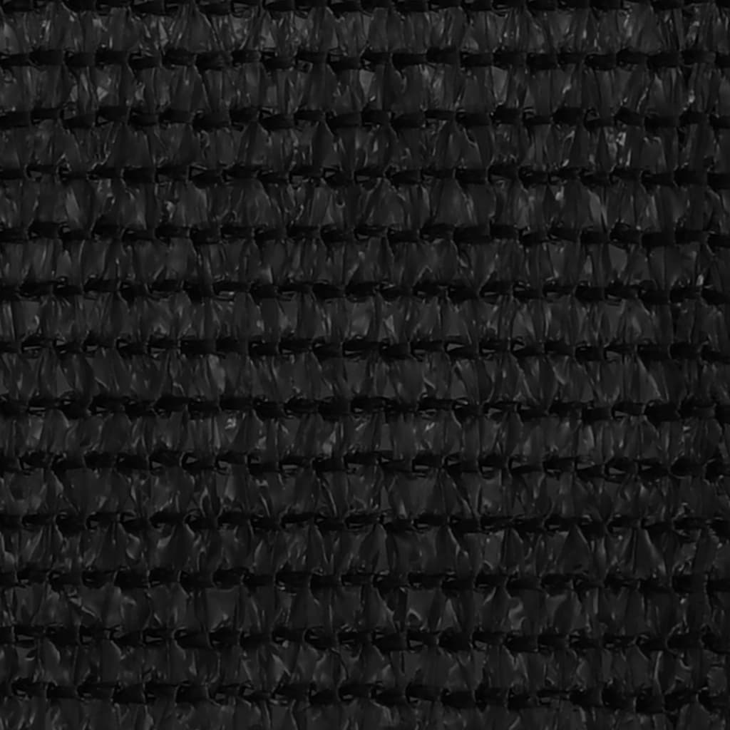 Balkon-Sichtschutz Hdpe Schwarz
