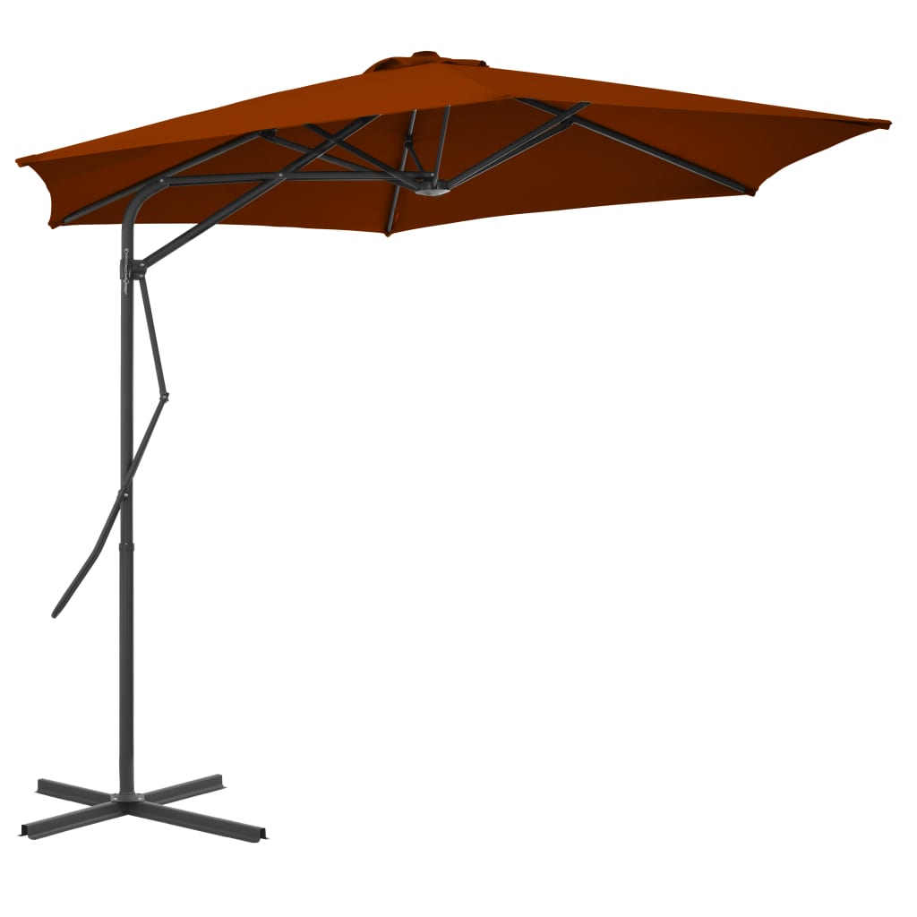 Sonnenschirm Mit Stahl-Mast 300X230 Cm