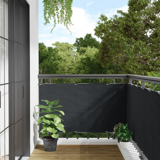 Balkon-Sichtschutz Oxford-Gewebe Anthrazit