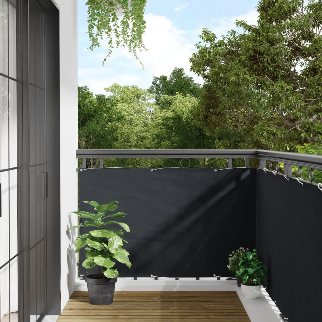 Balkon-Sichtschutz Oxford-Gewebe Anthrazit