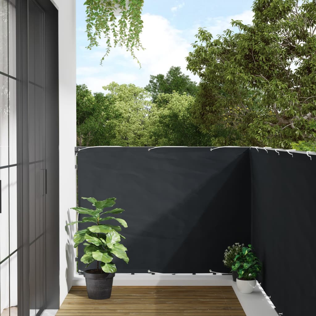 Balkon-Sichtschutz Oxford-Gewebe Anthrazit