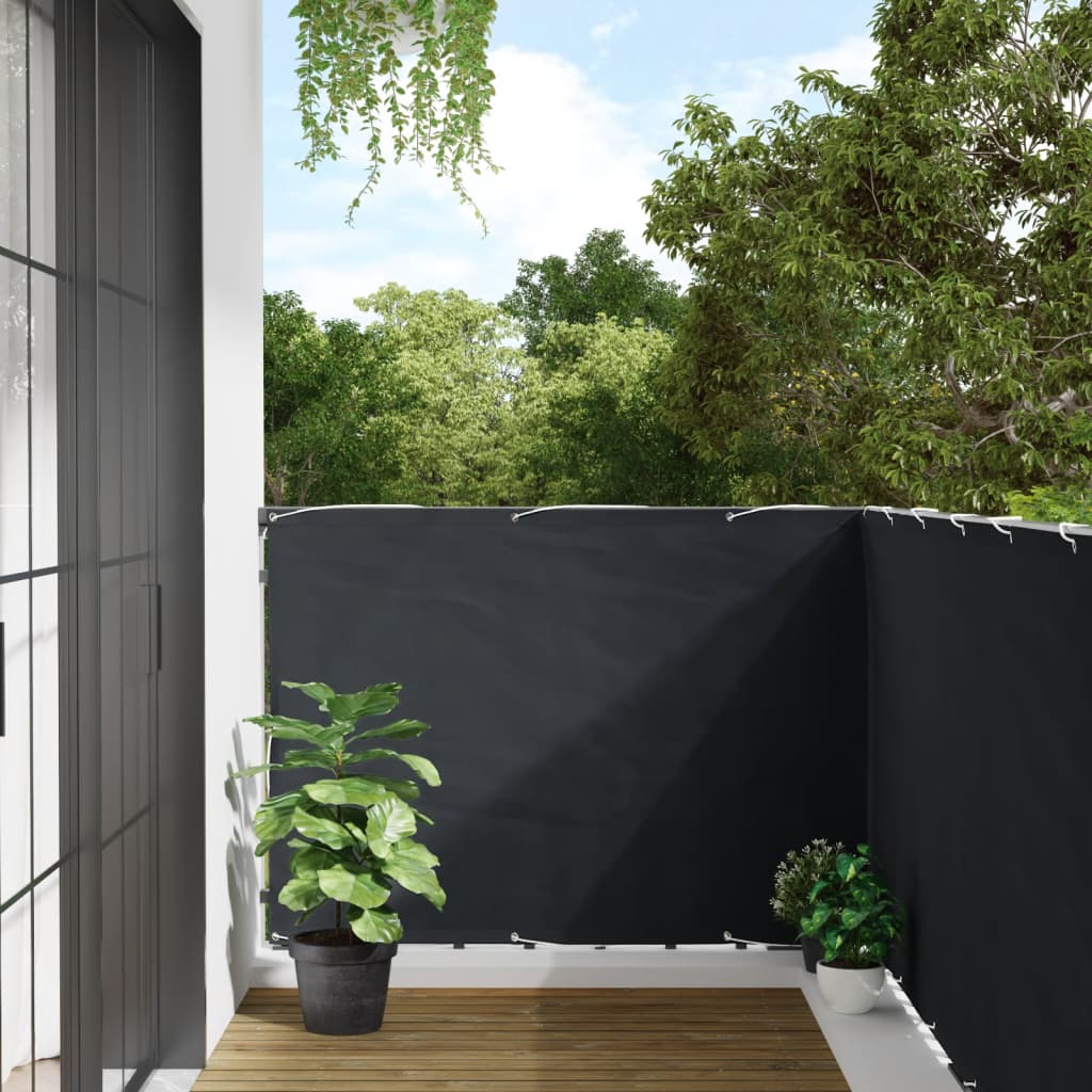 Balkon-Sichtschutz Oxford-Gewebe Anthrazit