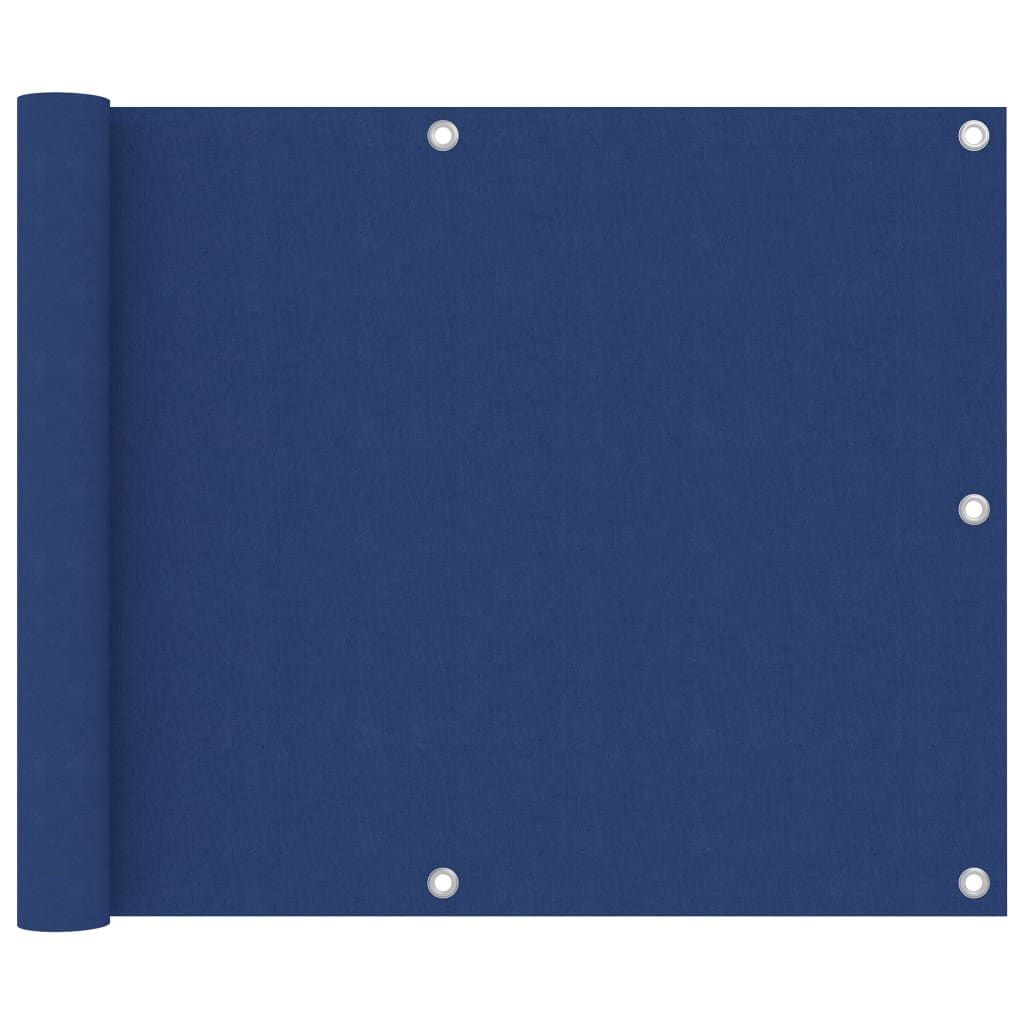 Balkon-Sichtschutz Oxford-Gewebe Blau