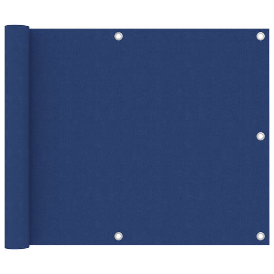 Balkon-Sichtschutz Oxford-Gewebe Blau