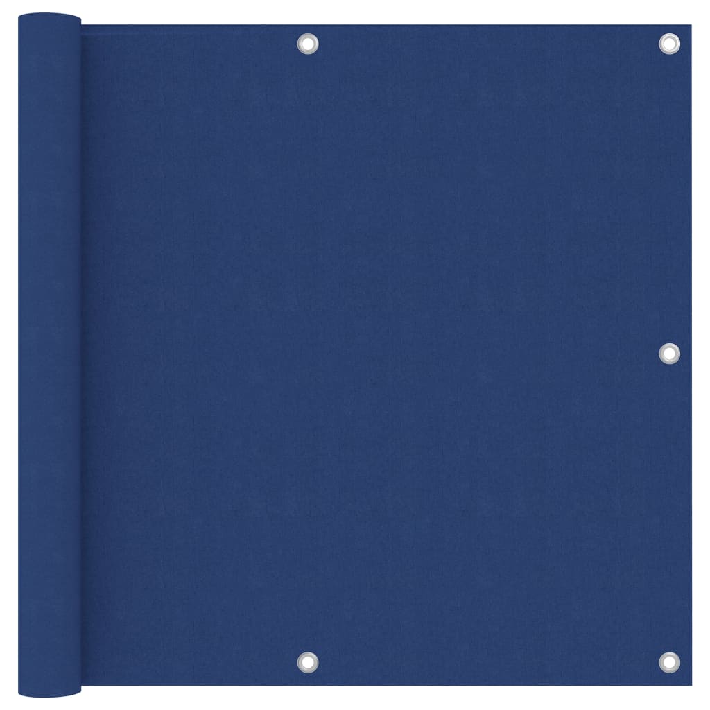 Balkon-Sichtschutz Oxford-Gewebe Blau
