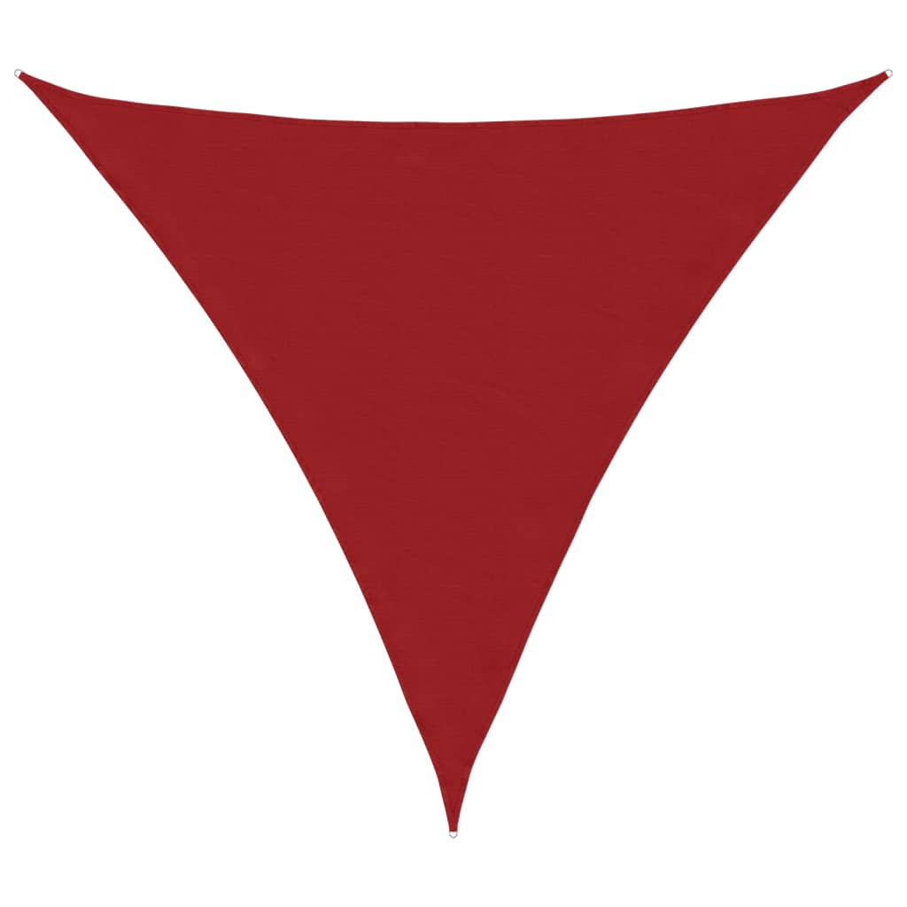 Sonnensegel Oxford-Gewebe Dreieckig Rot