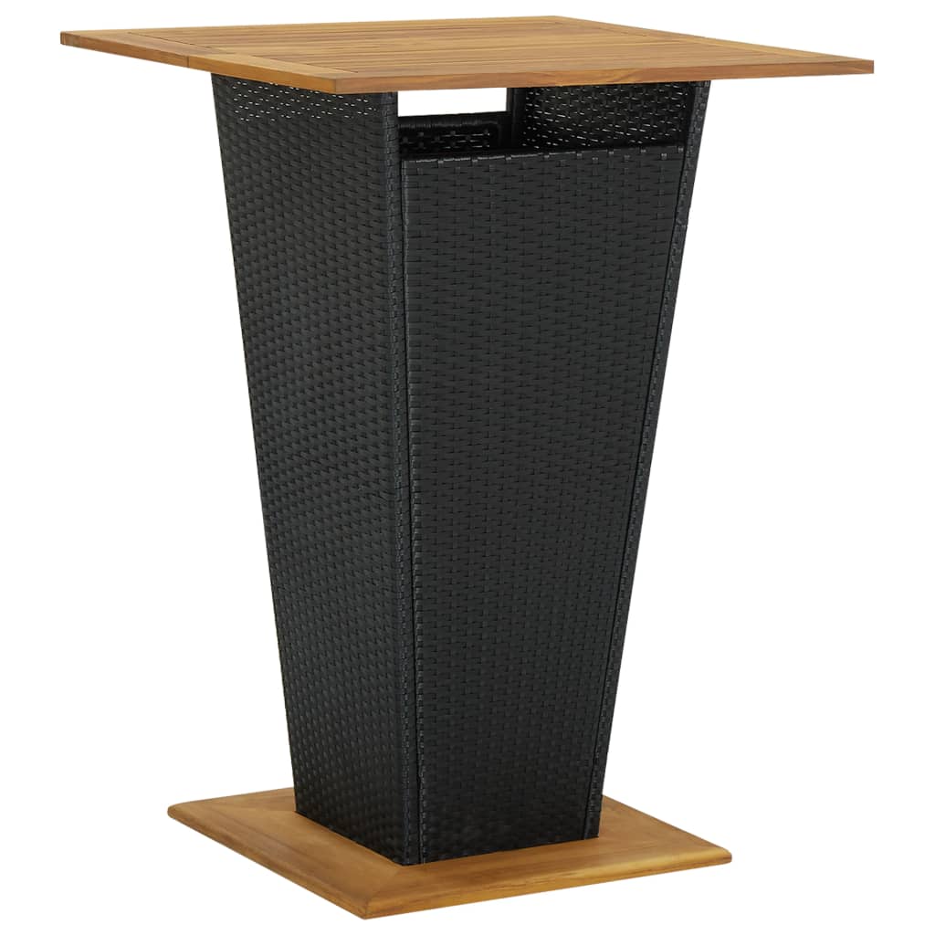 Bartisch Poly Rattan Und Massivholz Akazie