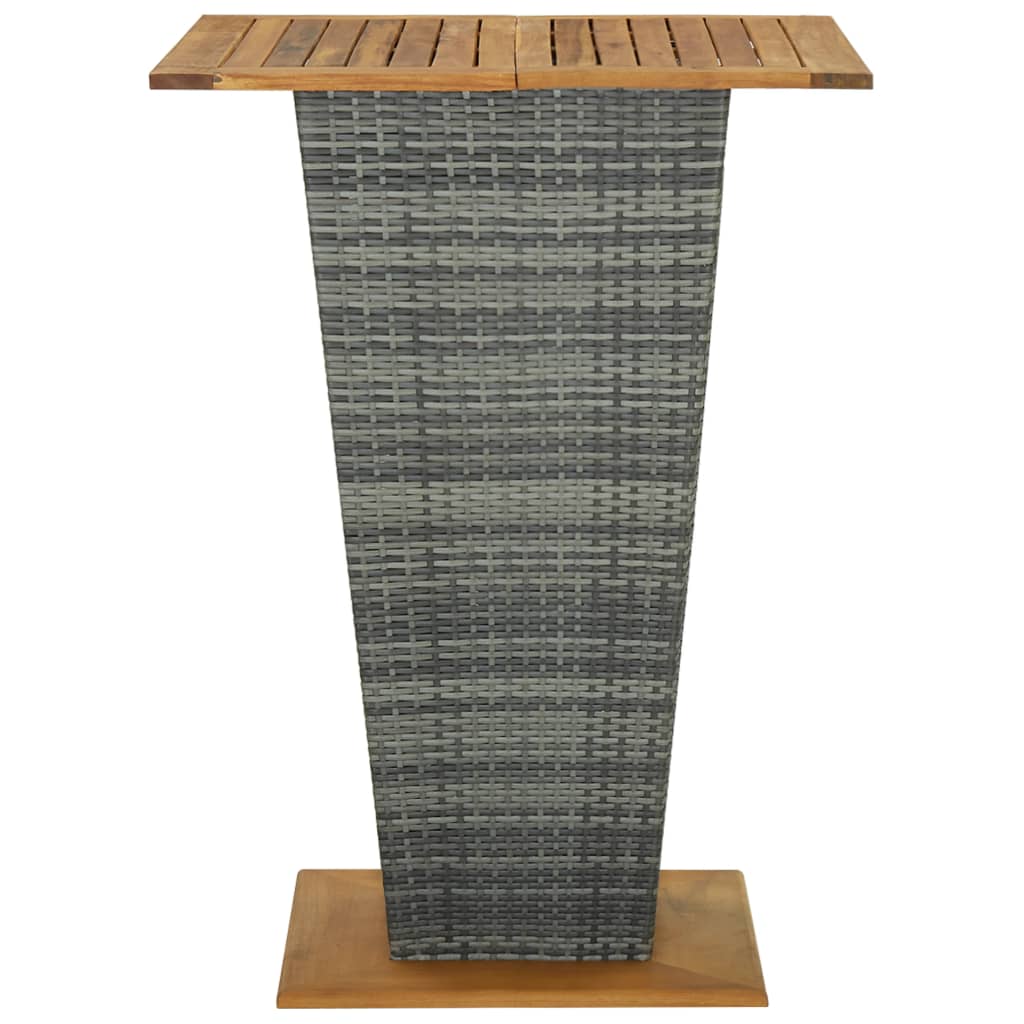 Bartisch Poly Rattan Und Massivholz Akazie