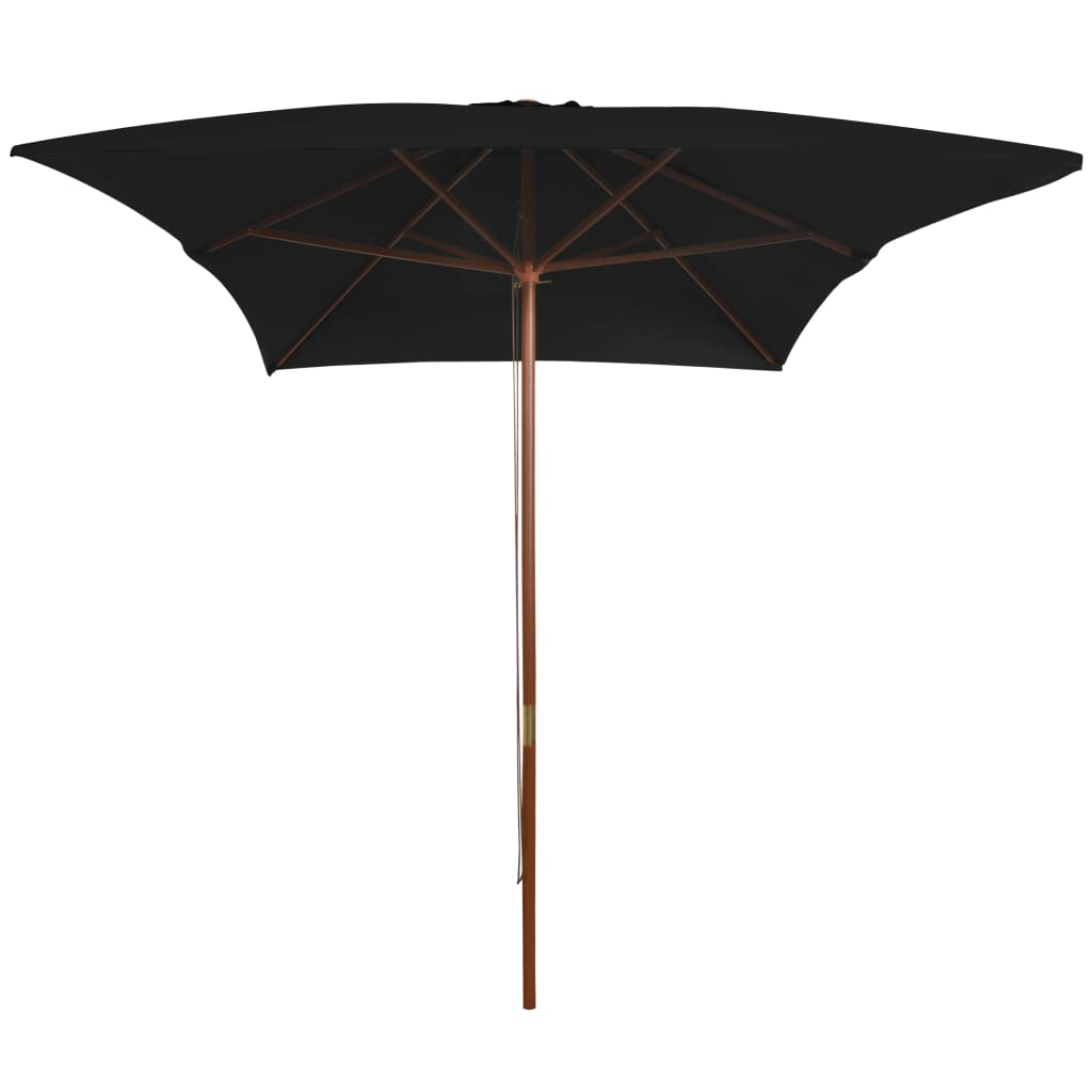 Sonnenschirm Mit Holz-Mast 200X300 Cm